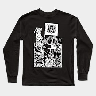 Death Tarot Card Xiii Occult Esoteric Dark Long Sleeve T-Shirt